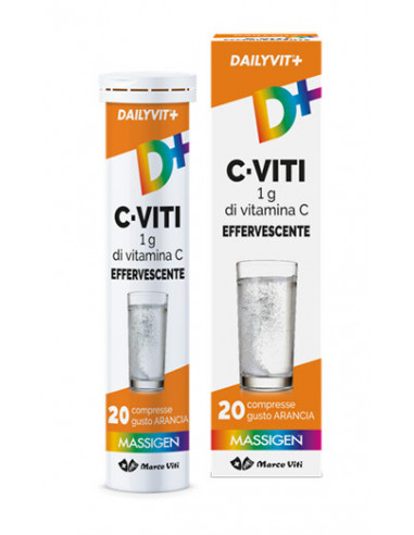 Marco viti dailyvit + c viti vitamina c 1g 20compresse effervescenti