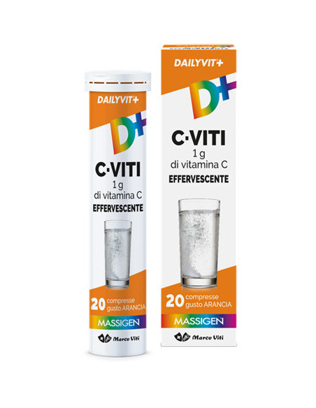 Marco viti dailyvit + c viti vitamina c 1g 20compresse effervescenti