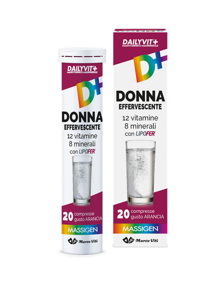 Dailyvit + donna multivitaminico donna 20compresse effervescenti