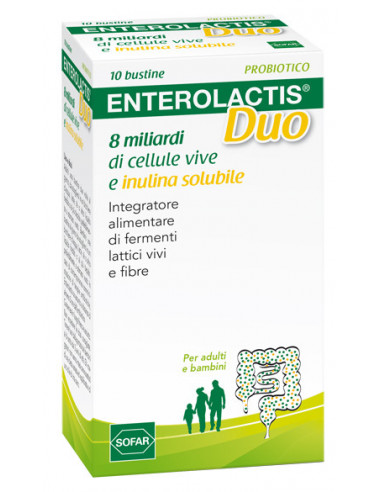 Enterolactis duo polvere 10 bustine fermenti lattici