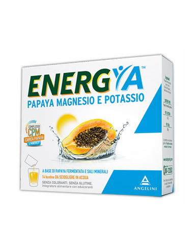 Energya papaya magnesio potassio integratore energetico14 bustine