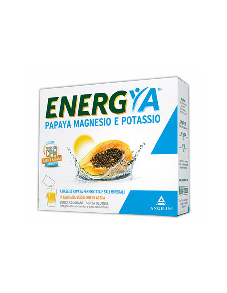 Energya papaya magnesio potassio integratore energetico14 bustine
