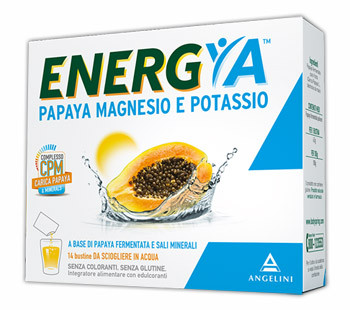 Energya papaya magnesio potassio integratore energetico14 bustine