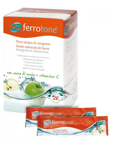 Ferrotone apple 28 bustine monodose 25ml