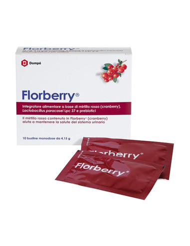 Dompe florberry integratore vie urinarie 10 bustine 4,5g
