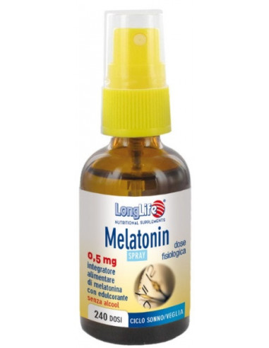 Longlife melatonin spray 0,5mg
