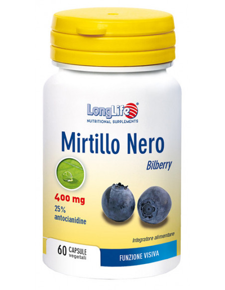 Longlife mirtillo nero 60 capsule