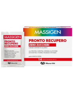 Marco viti massigen pronto recupero senza zuccheri 14 buste 6g