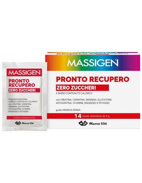Marco viti massigen pronto recupero senza zuccheri 14 buste 6g