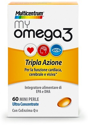 Multicentrum myomega3 funzione cardiaca - cerebrale - udito 60 mini perle