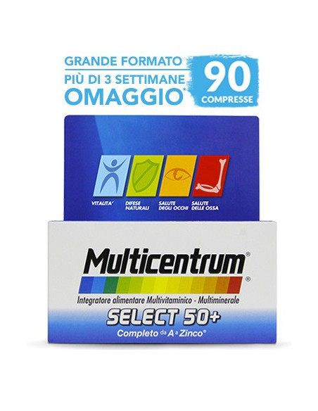 Multicentrum select 50 piu 90cpr