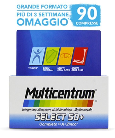 Multicentrum select 50 piu 90cpr