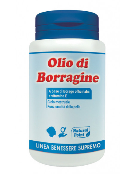 Natural point olio borragine pelle e ciclo mestruale 100 perle