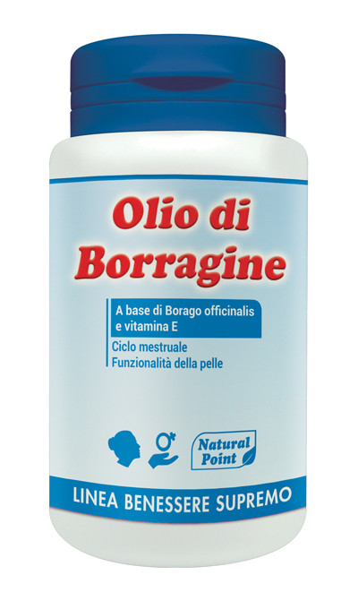 Natural point olio borragine pelle e ciclo mestruale 100 perle