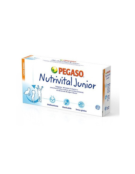 Pegaso nutrivital junior frutta e verdura 30 compresse