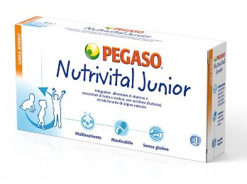 Pegaso nutrivital junior frutta e verdura 30 compresse