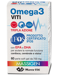Marco viti omega3 viti tripla azione 60 perle