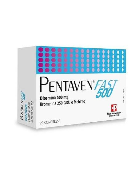 Pentaven fast 500 20 compresse