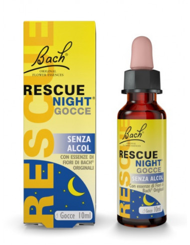 Rescue bach original night senza alcol 10ml
