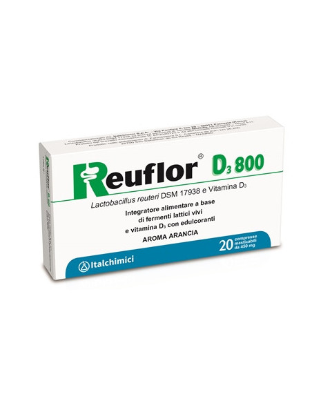 Reuflor d3 800 20 compresse mastic