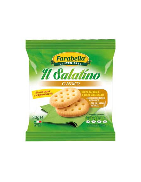 Farabella il salatino classico senza glutine e lattosio 30g