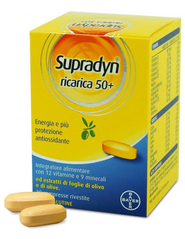 SUPRADYN RICARICA 50+ ADULTI 30 COMPRESSE