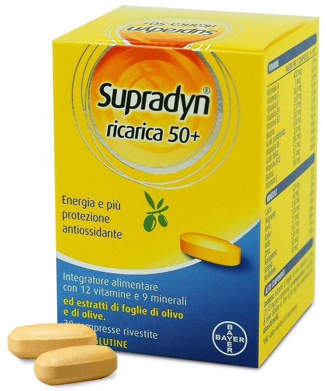 Supradyn ricarica 50+ adulti 30 compresse