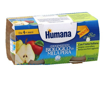 Humana omog me pera bio 2x100g