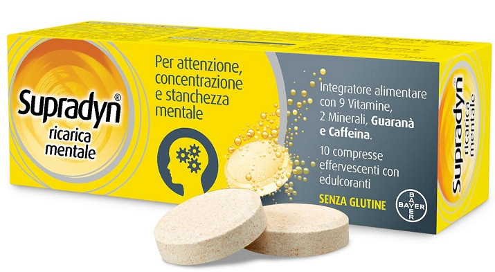 Supradyn ricarica mentale 10 compresse effervescenti
