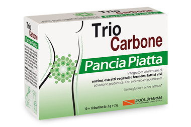 Image of Triocarbone pancia piatta 10 + 10 bustine cod085