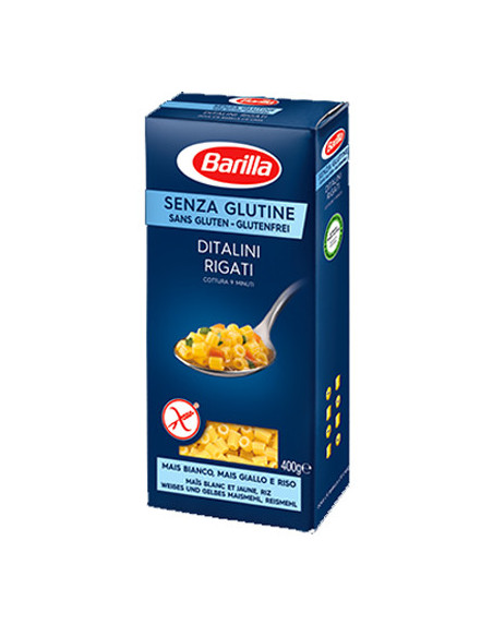 Barilla ditalini pasta senza glutine 400g