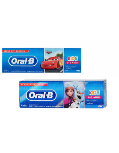 Oralb dentif kids froz&car 0-5