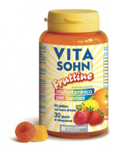Vitasohn junior fruttine multivitaminico 60 caramelle