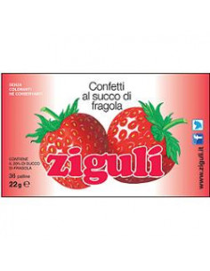 Ziguli fragola 36palline 22g