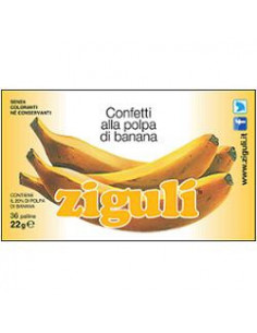 Ziguli banana 36palline 22g