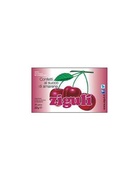 Ziguli amarena 36palline 22g