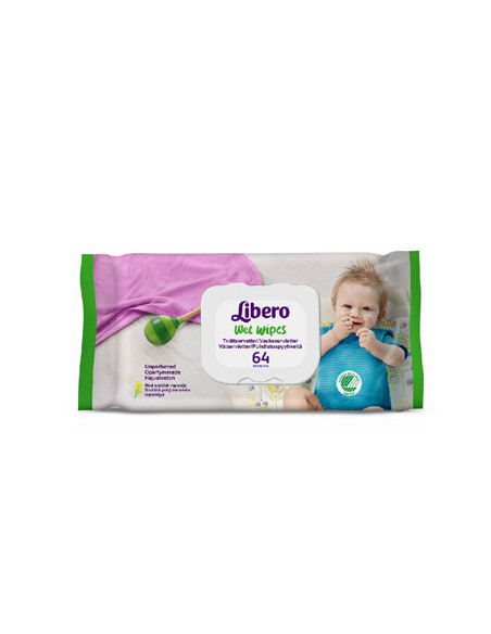 Libero wet wipes 64pz 4360