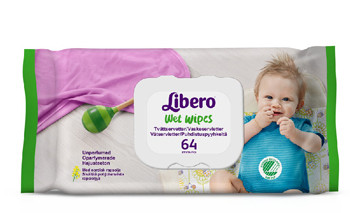 Libero wet wipes 64pz 4360