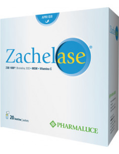 Pharmaluce zachelase 20buste antiossidante - favorisce formazione di collagene