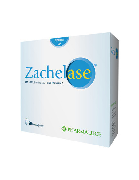 Pharmaluce zachelase 20buste antiossidante - favorisce formazione di collagene