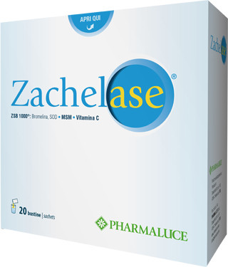 Image of Pharmaluce zachelase 20buste antiossidante - favorisce formazione di collagene cod085