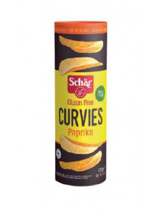 Schar curvies gusto paprika chip di patate senza glutine 170g