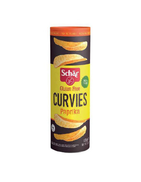 Schar curvies gusto paprika chip di patate senza glutine 170g
