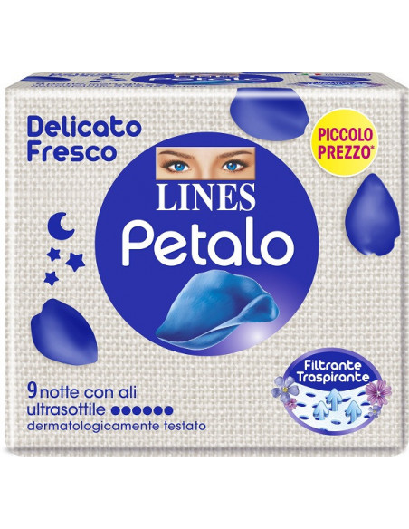 Lines petalo blu notte 9pz