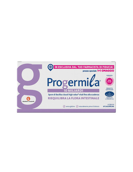 Progermila 10 miliardi 6 flaconcini