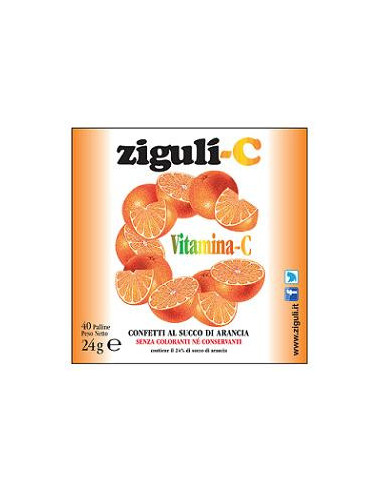 Ziguli c*arancia 24g 40pz