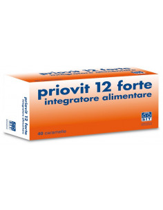 Priovit 12 forte 40caramelle