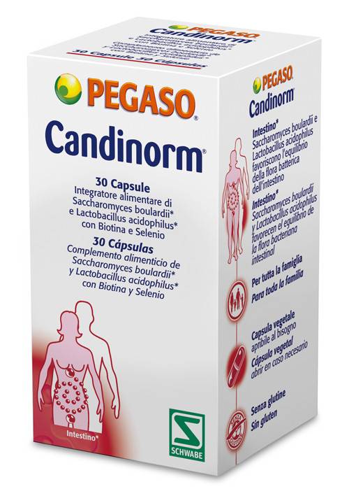 Image of Pegaso candinorm integratore alimentare intestino sistema immunitario 30 capsule cod085