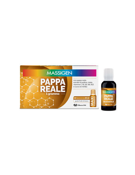 Marco viti massigen pappa reale 10flaconcini 25ml