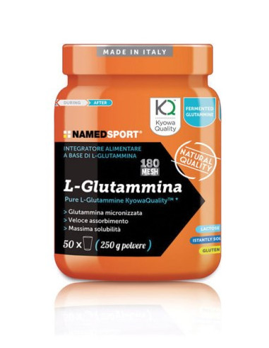 Named sport l-glutamine integratore alimentare 250g